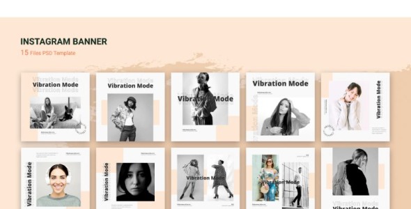 Шаблон для соцсетей на тему графика