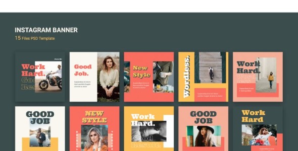 Шаблон для соцсетей на тему графика