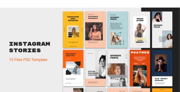 Шаблон для соцсетей на тему графика