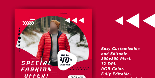 Шаблон для соцсетей на тему графика