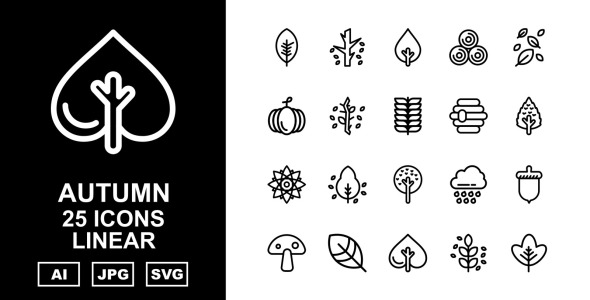 Набор иконок на тему weather