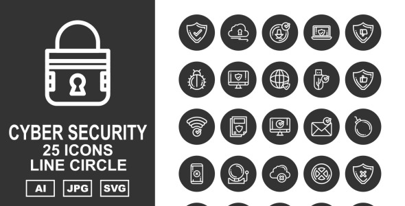 Набор иконок на тему security