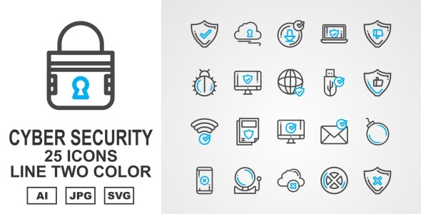 Набор иконок на тему security