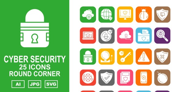 Набор иконок на тему security