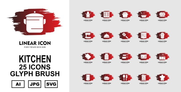 Набор иконок на тему food