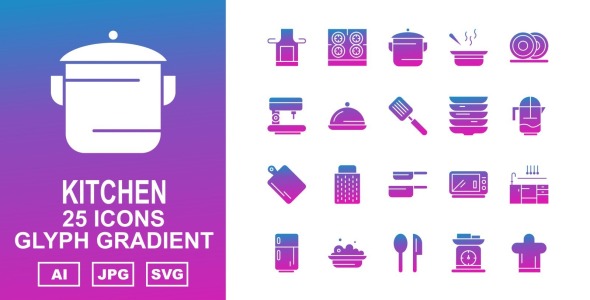 Набор иконок на тему food