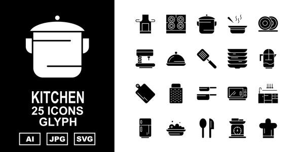 Набор иконок на тему food