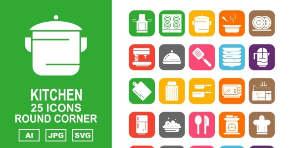 Набор иконок на тему food