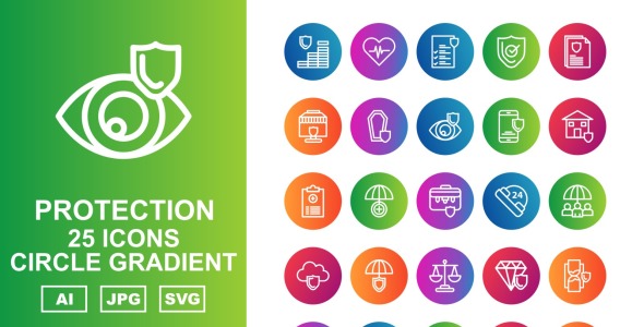 Набор иконок на тему security