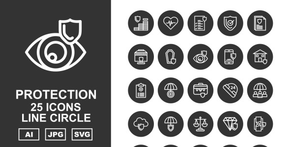 Набор иконок на тему security