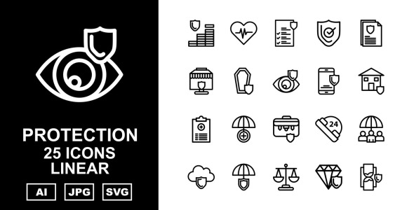 Набор иконок на тему security