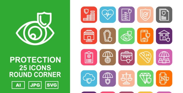 Набор иконок на тему security