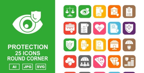 Набор иконок на тему security