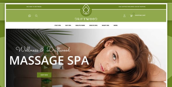 Spa Store OpenCart Template