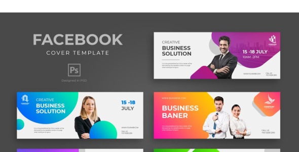 Шаблон для соцсетей на тему графика