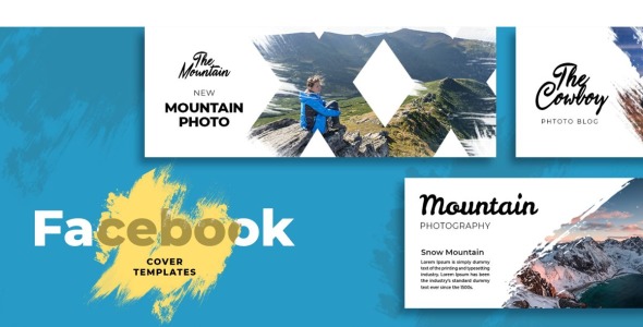 Шаблон для соцсетей на тему графика