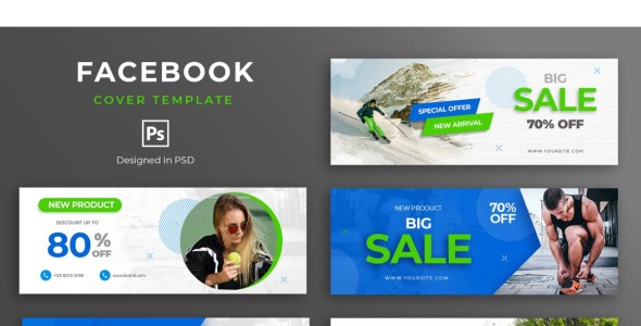 Шаблон для соцсетей на тему графика