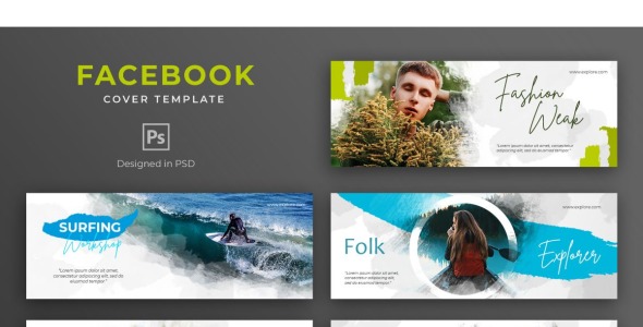 Шаблон для соцсетей на тему графика