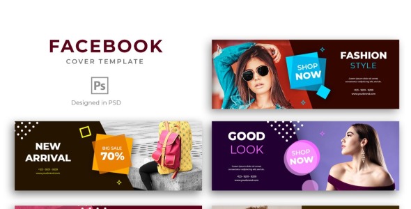 Шаблон для соцсетей на тему графика