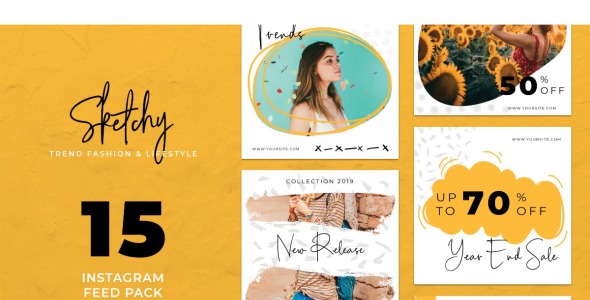 Шаблон для соцсетей на тему графика