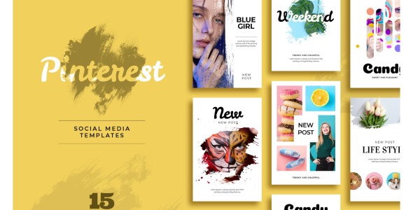 Шаблон для соцсетей на тему графика