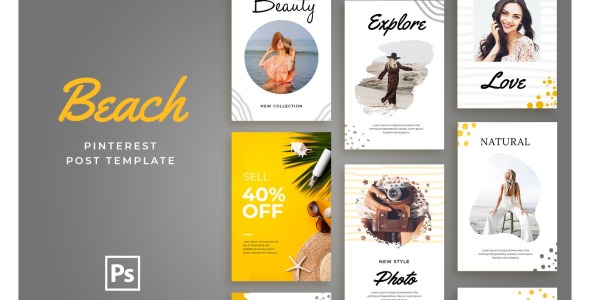 Шаблон для соцсетей на тему графика