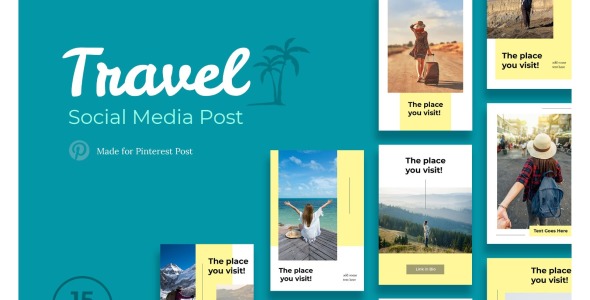 Шаблон для соцсетей на тему графика