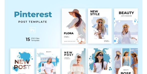 Шаблон для соцсетей на тему графика