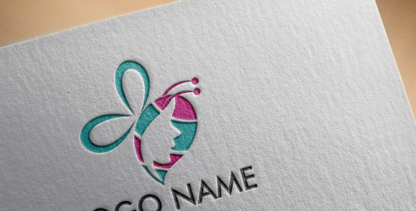 Шаблон логотипа на тему графика