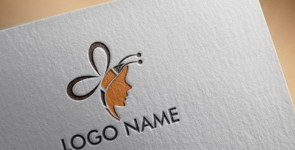 Шаблон логотипа на тему графика