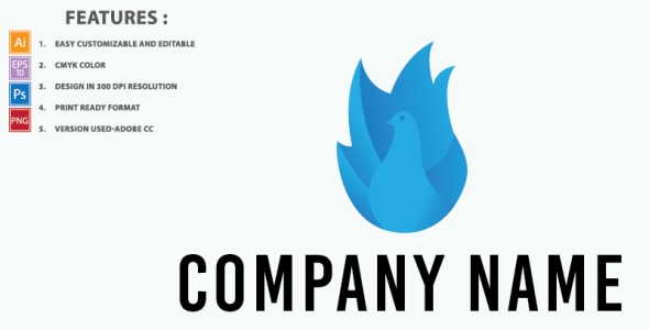 Шаблон логотипа на тему графика