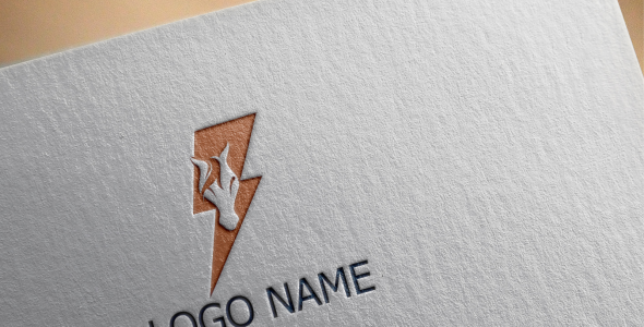 Шаблон логотипа на тему графика