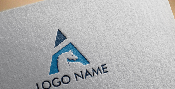 Шаблон логотипа на тему графика