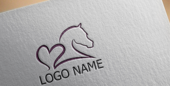 Шаблон логотипа на тему графика