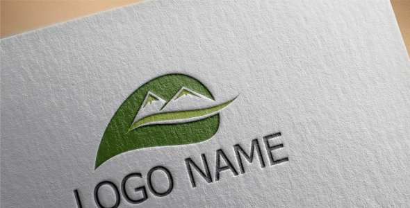 Шаблон логотипа на тему графика