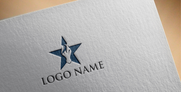 Шаблон логотипа на тему графика