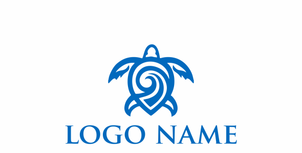 Шаблон логотипа на тему графика