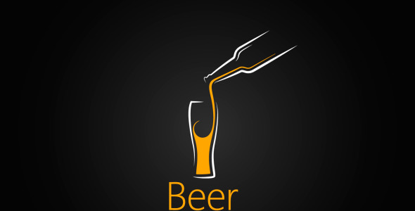 Шаблон логотипа на тему графика