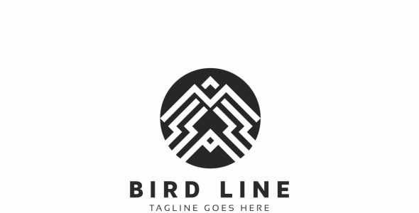 Шаблон логотипа на тему графика