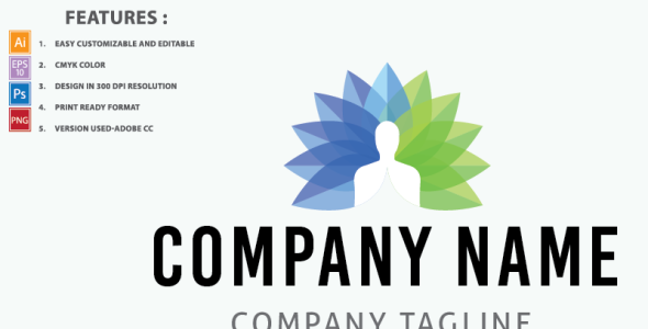 Шаблон логотипа на тему графика