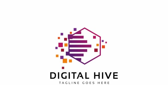 Шаблон логотипа на тему графика