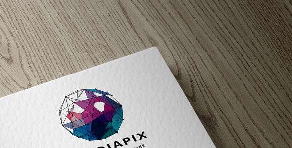 Шаблон логотипа на тему графика