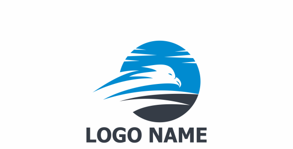 Шаблон логотипа на тему графика