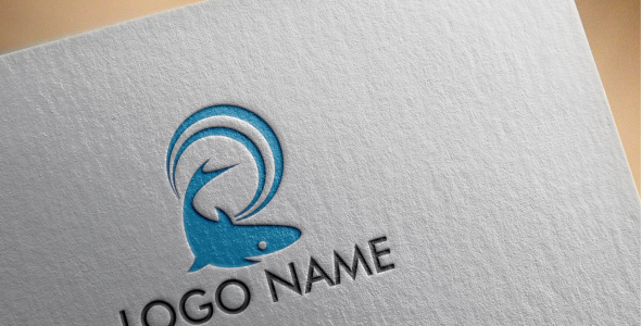 Шаблон логотипа на тему графика