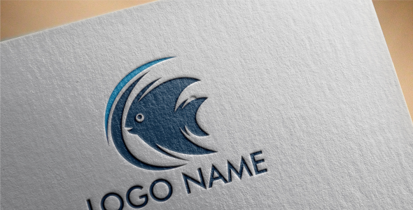 Шаблон логотипа на тему графика