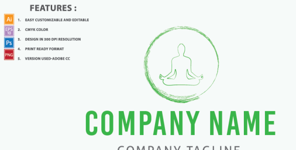 Шаблон логотипа на тему графика