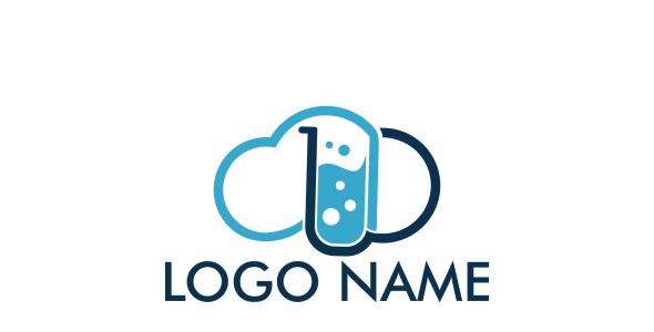 Шаблон логотипа на тему графика