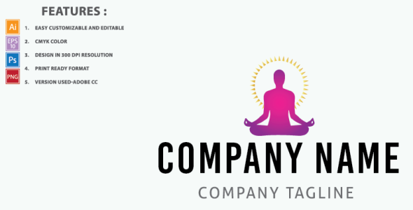 Шаблон логотипа на тему графика