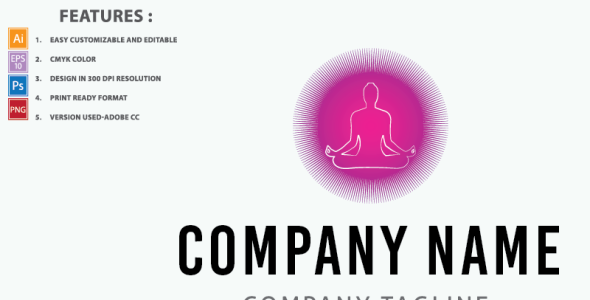 Шаблон логотипа на тему графика