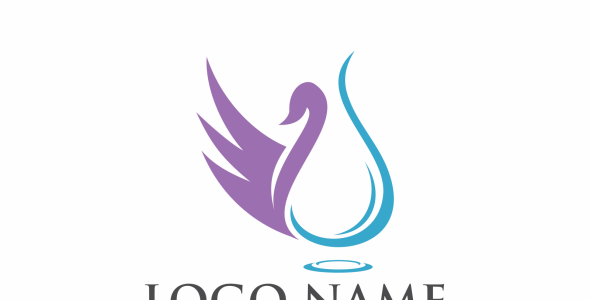 Шаблон логотипа на тему графика